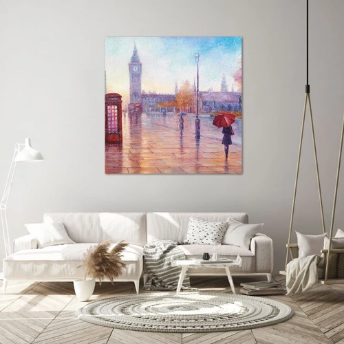 Impression sur toile - Image sur toile - Jour automnal londonien - 30x30 cm