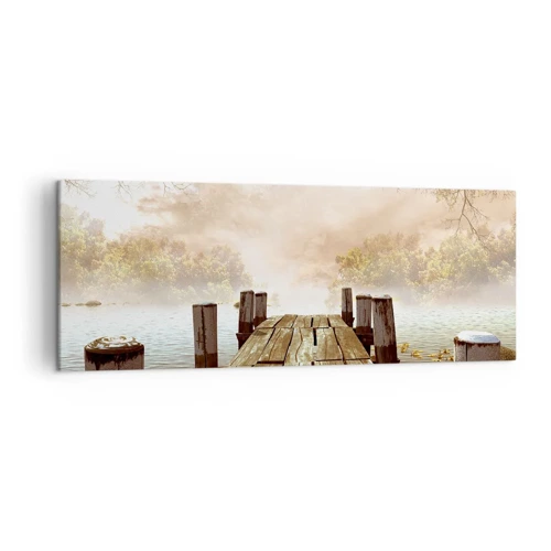 Impression sur toile - Image sur toile - La douce tristesse de l'automne - 140x50 cm