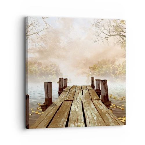 Impression sur toile - Image sur toile - La douce tristesse de l'automne - 30x30 cm