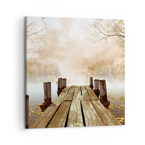 Impression sur toile - Image sur toile - La douce tristesse de l'automne - 50x50 cm