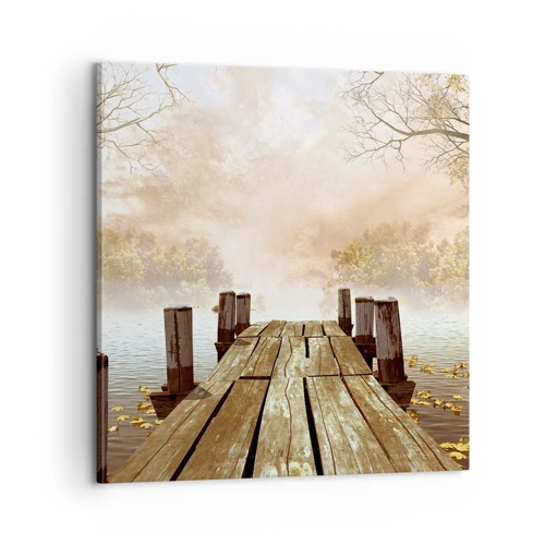 Impression sur toile - Image sur toile - La douce tristesse de l'automne - 60x60 cm