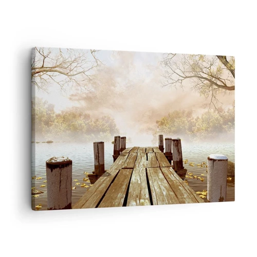 Impression sur toile - Image sur toile - La douce tristesse de l'automne - 70x50 cm