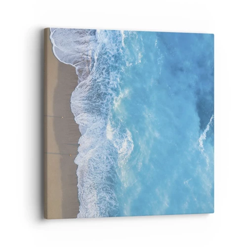 Impression sur toile - Image sur toile - La force du bleu - 40x40 cm