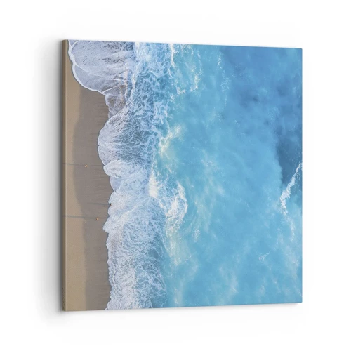 Impression sur toile - Image sur toile - La force du bleu - 60x60 cm