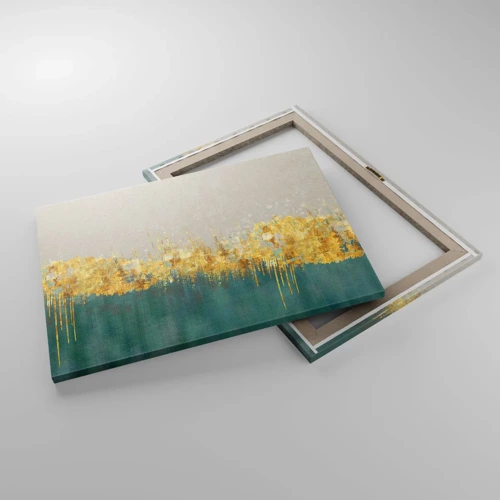 Impression sur toile - Image sur toile - La frontière dorée - 70x50 cm