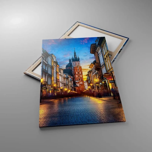 Impression sur toile - Image sur toile - La magie de Cracovie - 80x120 cm