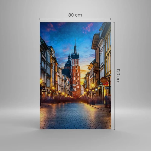 Impression sur toile - Image sur toile - La magie de Cracovie - 80x120 cm