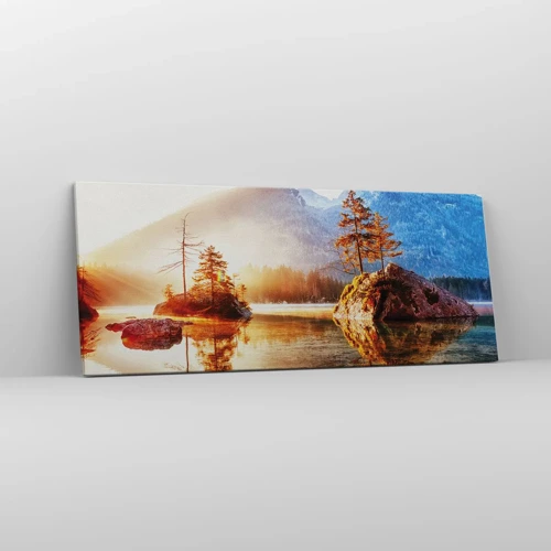 Impression sur toile - Image sur toile - La nature sous un nouveau jour - 100x40 cm