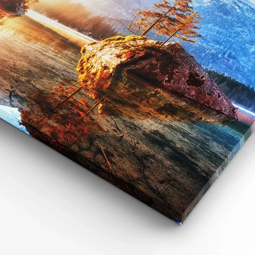 Impression sur toile - Image sur toile - La nature sous un nouveau jour - 100x40 cm