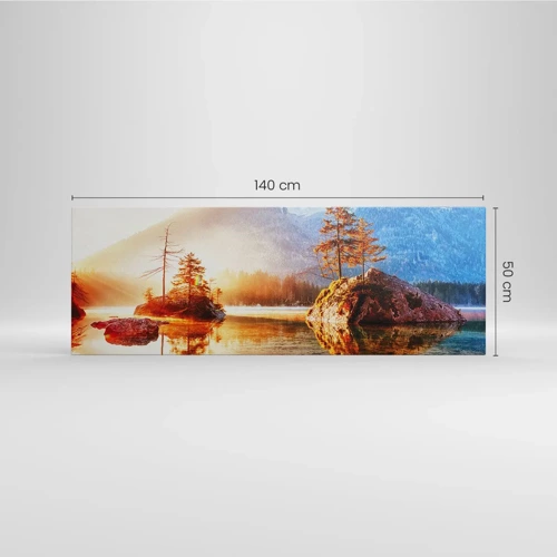 Impression sur toile - Image sur toile - La nature sous un nouveau jour - 140x50 cm