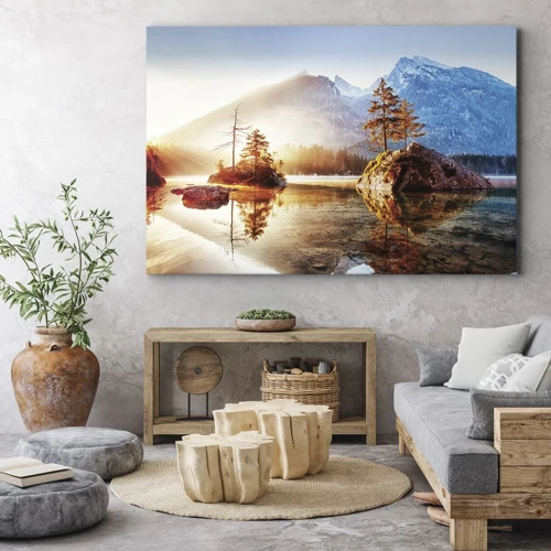 Impression sur toile - Image sur toile - La nature sous un nouveau jour - 70x50 cm