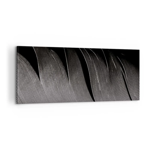 Impression sur toile - Image sur toile - La plume – un design magnifique - 100x40 cm