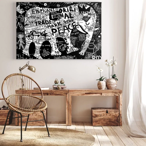 Impression sur toile - Image sur toile - La richesse des rues - 120x80 cm