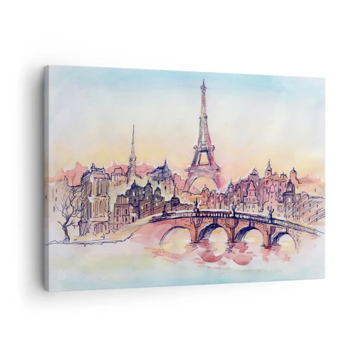 Impression sur toile - Image sur toile - La seule ville de ce type au monde - 70x50 cm