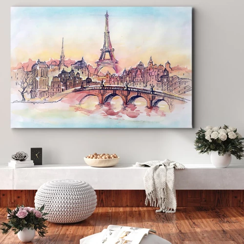 Impression sur toile - Image sur toile - La seule ville de ce type au monde - 70x50 cm