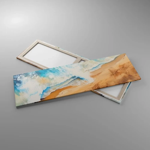 Impression sur toile - Image sur toile - La vague qui revient - 160x50 cm