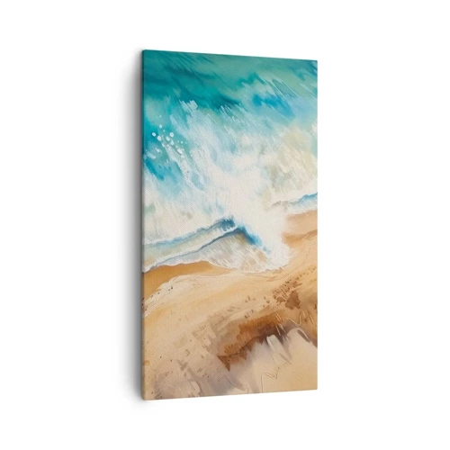 Impression sur toile - Image sur toile - La vague qui revient - 45x80 cm