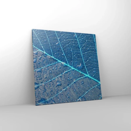 Impression sur toile - Image sur toile - La vie en bleu - 70x70 cm