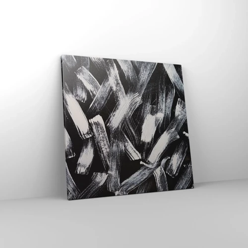 Impression sur toile - Image sur toile - L'abstraction dans l'esprit industriel - 50x50 cm