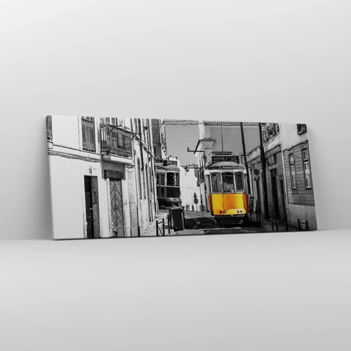Impression sur toile - Image sur toile - L'âme de Lisbonne - 100x40 cm