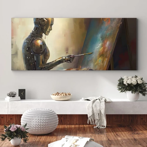 Impression sur toile - Image sur toile - L'art du futur - 100x40 cm