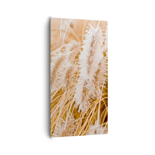 Impression sur toile - Image sur toile - Le bruissement doré de l'herbe - 65x120 cm