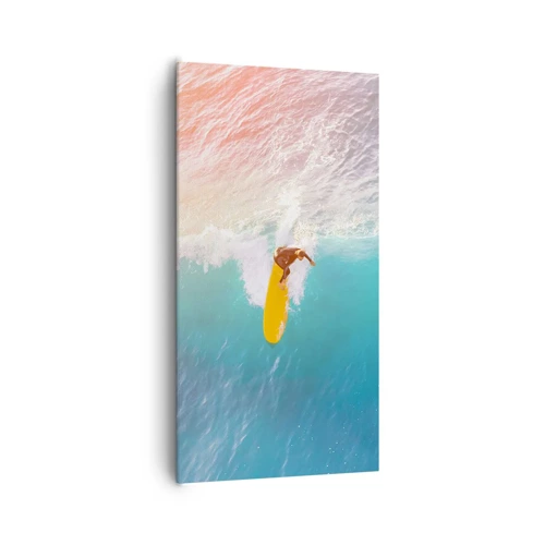 Impression sur toile - Image sur toile - Le cavalier de l'océan - 65x120 cm