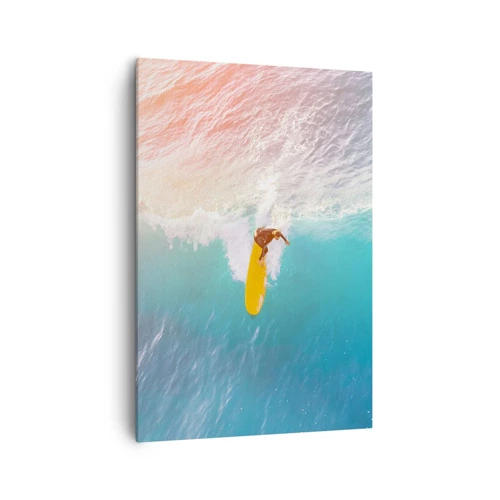 Impression sur toile - Image sur toile - Le cavalier de l'océan - 70x100 cm