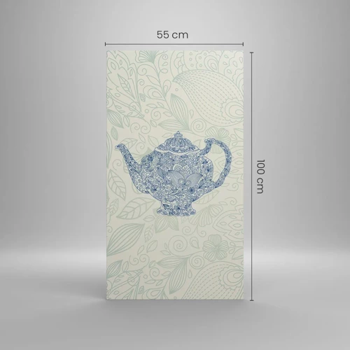 Impression sur toile - Image sur toile - Le charme du thé - 55x100 cm
