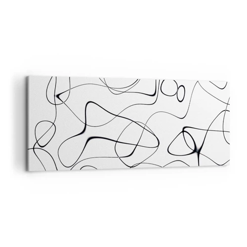 Impression sur toile - Image sur toile - Le chemin de la vie, les voies du hasard - 100x40 cm