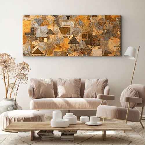 Impression sur toile - Image sur toile - Le monde en forme - 160x50 cm