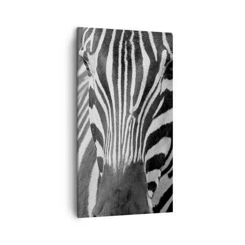 Impression sur toile - Image sur toile - Le monde est noir et blanc - 45x80 cm