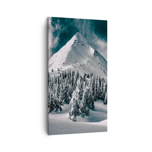 Impression sur toile - Image sur toile - Le pays de la neige et de la glace - 45x80 cm