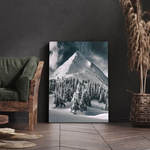 Impression sur toile - Image sur toile - Le pays de la neige et de la glace - 45x80 cm