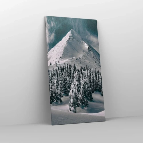 Impression sur toile - Image sur toile - Le pays de la neige et de la glace - 65x120 cm