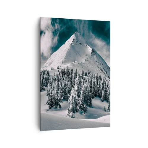 Impression sur toile - Image sur toile - Le pays de la neige et de la glace - 70x100 cm