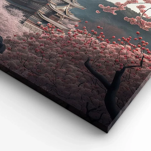 Impression sur toile - Image sur toile - Le pays des cerisiers en fleurs - 45x80 cm