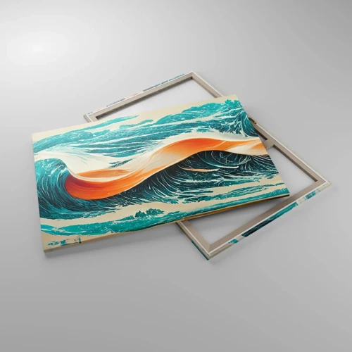 Impression sur toile - Image sur toile - Le rêve d'un surfeur - 120x80 cm