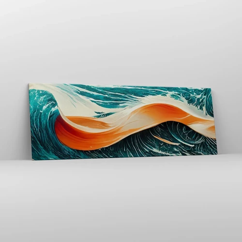 Impression sur toile - Image sur toile - Le rêve d'un surfeur - 140x50 cm