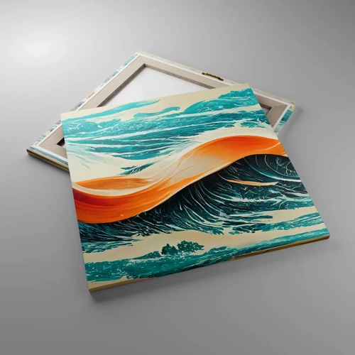 Impression sur toile - Image sur toile - Le rêve d'un surfeur - 60x60 cm