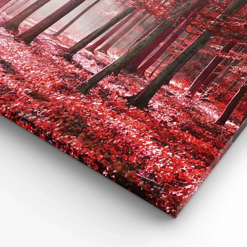 Impression sur toile - Image sur toile - Le rouge est tout aussi beau - 100x70 cm