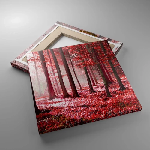 Impression sur toile - Image sur toile - Le rouge est tout aussi beau - 30x30 cm