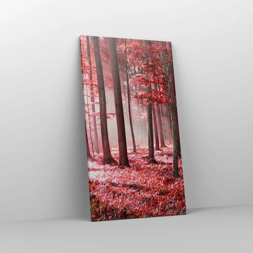 Impression sur toile - Image sur toile - Le rouge est tout aussi beau - 45x80 cm