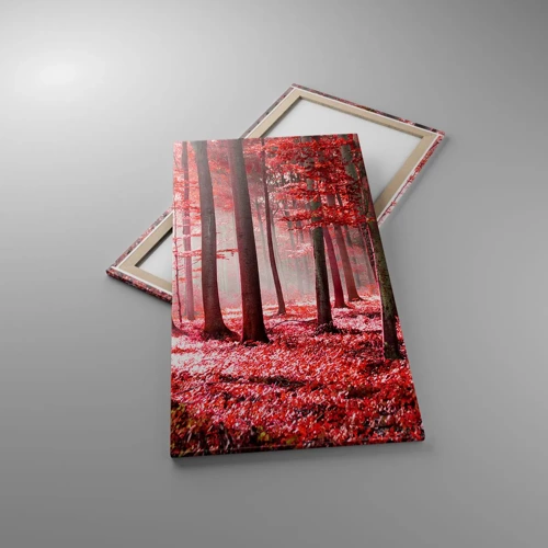 Impression sur toile - Image sur toile - Le rouge est tout aussi beau - 65x120 cm