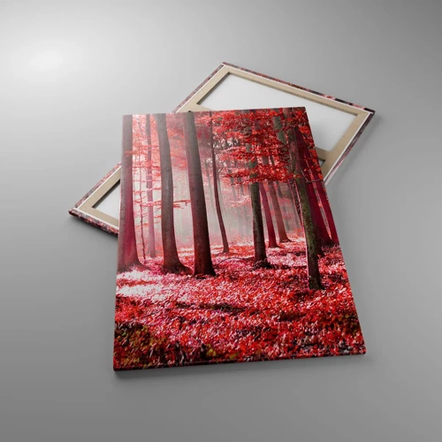 Impression sur toile - Image sur toile - Le rouge est tout aussi beau - 80x120 cm