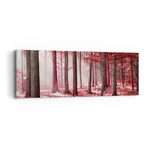 Impression sur toile - Image sur toile - Le rouge est tout aussi beau - 90x30 cm