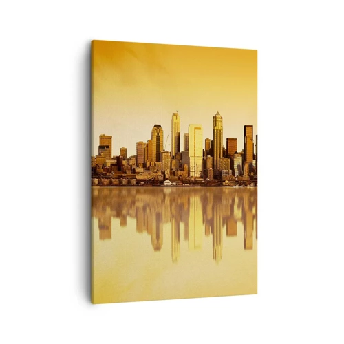 Impression sur toile - Image sur toile - Le silence de la métropole - 50x70 cm
