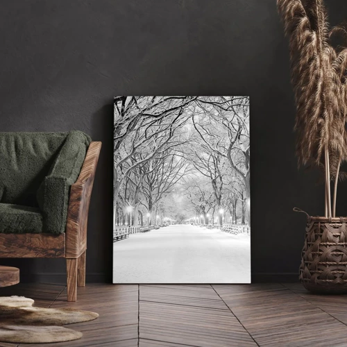 Impression sur toile - Image sur toile - Les quatres saisons – l’hiver - 70x100 cm