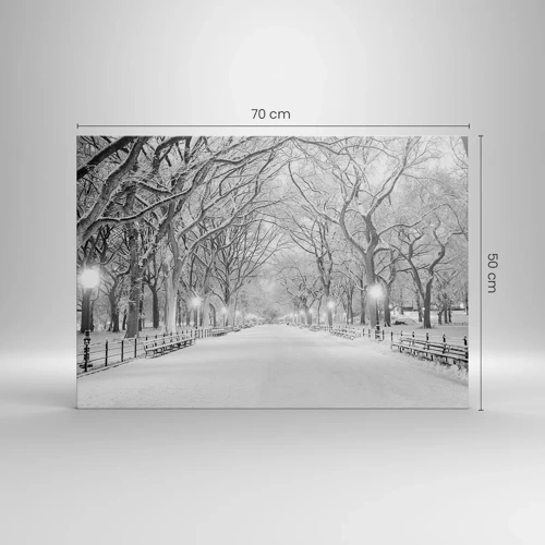 Impression sur toile - Image sur toile - Les quatres saisons – l’hiver - 70x50 cm