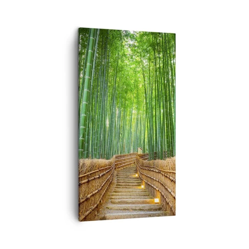 Impression sur toile - Image sur toile - L'essence de la nature asiatique - 45x80 cm